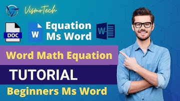 Microsoft Word Math Equation | How To Write Math Equation In Word In Hindi |