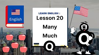 Grammar ( Lvl 1 ) | Episode 20 - Many, Much  : تعلم اللغة الانجليزية بالدارجة المغربية