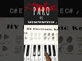 You can play PARO by Nej in 10 seconds! 🎵​#keyboard #piano​ #paro  #nej​ #shorts  #viral #trending