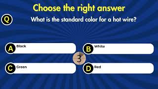 electrical wiring mcq questions | Electrical Engineering