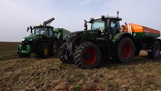 Fendt - John Deere - Amazone - Hawe / Dünger Streuen - Spreading Fertilizer