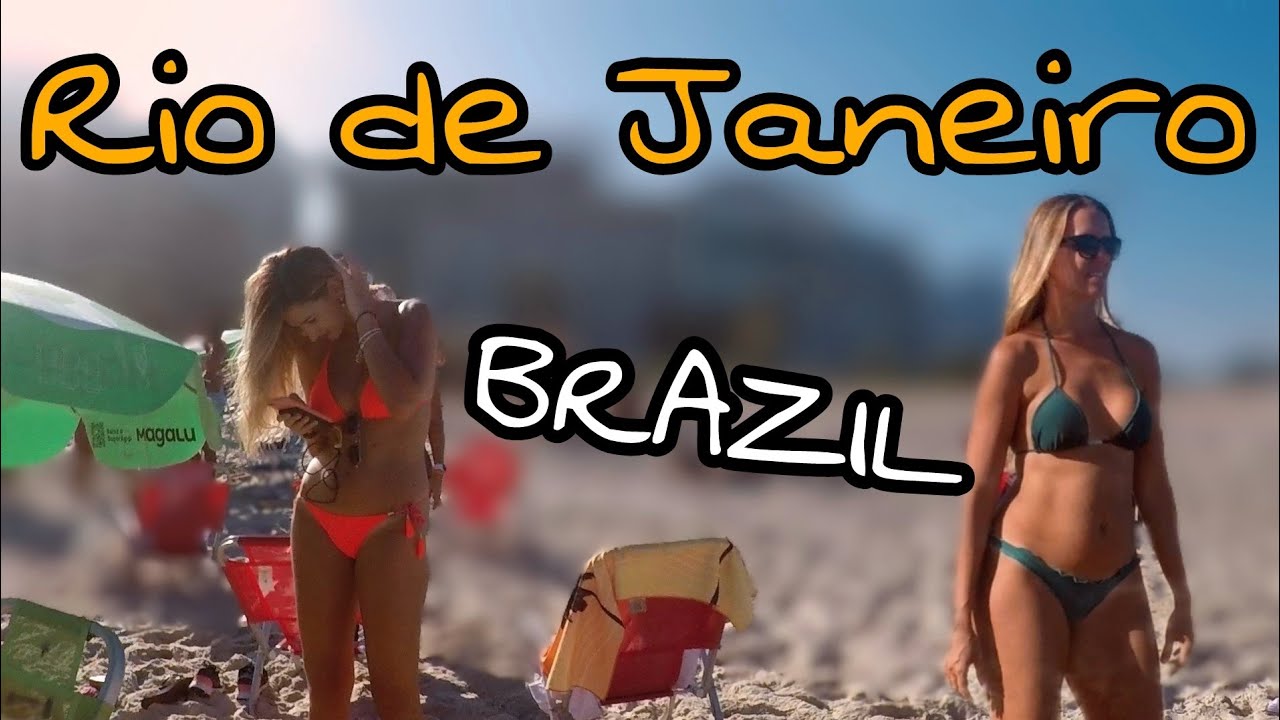 🇧🇷 Rio de Janeiro, Brazil / Leblon to Ipanema beach / Sunday walk tour 2022