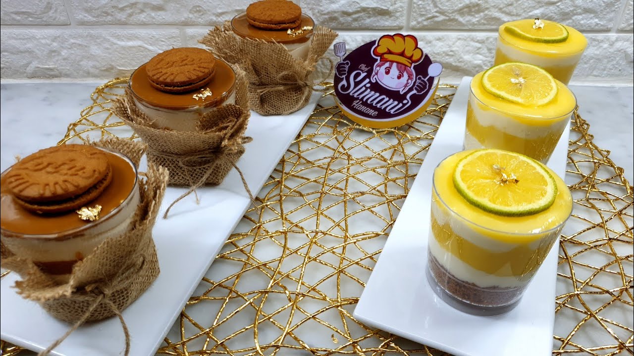 تحلية بذوقين الليمون واللوتس 🤩وكريمة واحدة ذوق رائع وتزين يناسب المناسبات 😋🥰😍