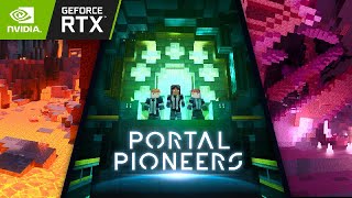 Minecraft RTX Portal Pioneers gameplay!