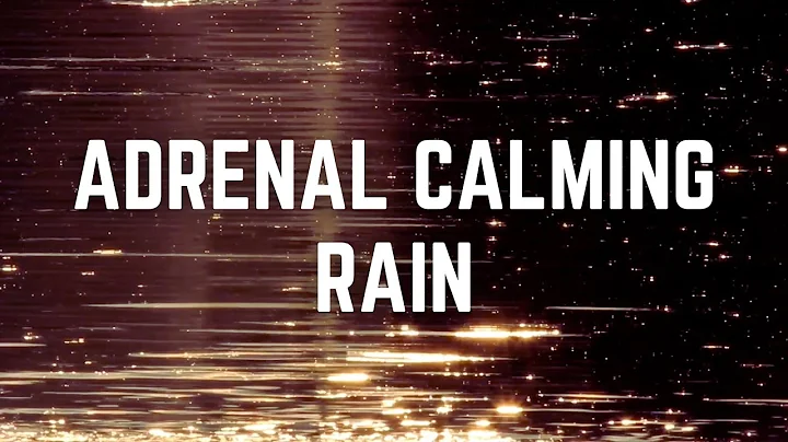 ADRENAL CALMING RAIN | 12 Hours | No Midway Ads | Black Screen | Relax/ Focus/ Sleep/ Calm Anxiety