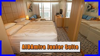 AIDAmira Junior Suite 1080 | ausführlicher Rundgang | 4K
