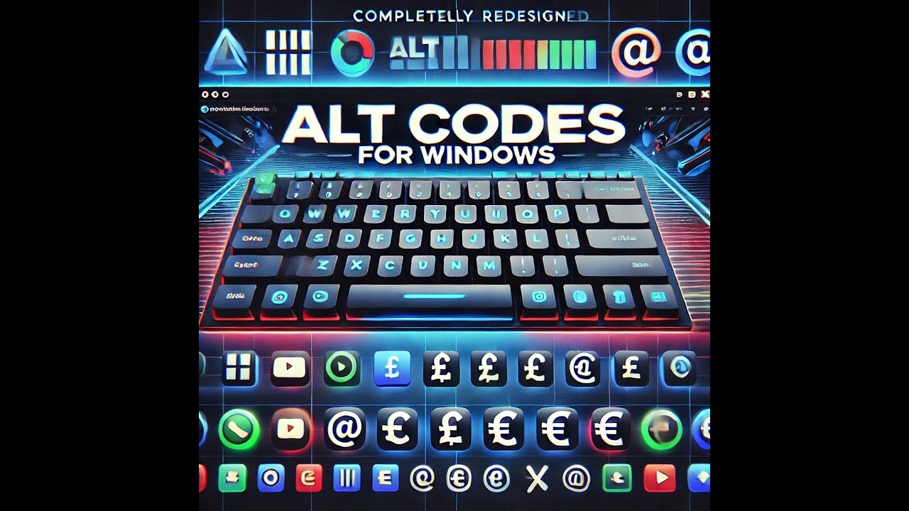 Complete List of Alt Codes for Windows | Unlock Symbols & Characters!