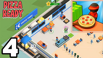 Pizza Ready | Gameplay Walkthrough Part 4 | Stickman Pizza Restaurant Simulator Game (IOS, Android)