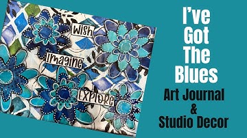 USING NAPKINS TO MAKE CREATING EASIER - Mixed Media Art Journal Tutorial