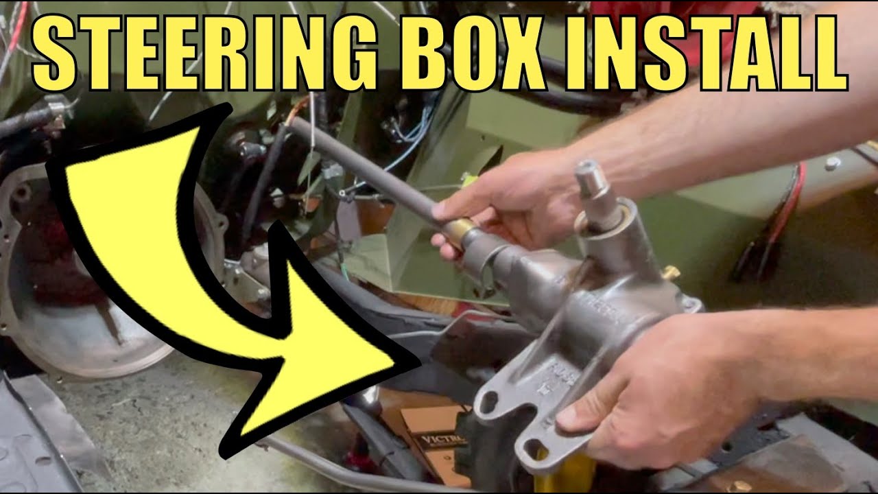 How to install Ross Steering Box | 41-66 Jeep & Willys - YouTube
