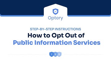 How To Opt Out from Public Information Services Step by Step Instructions