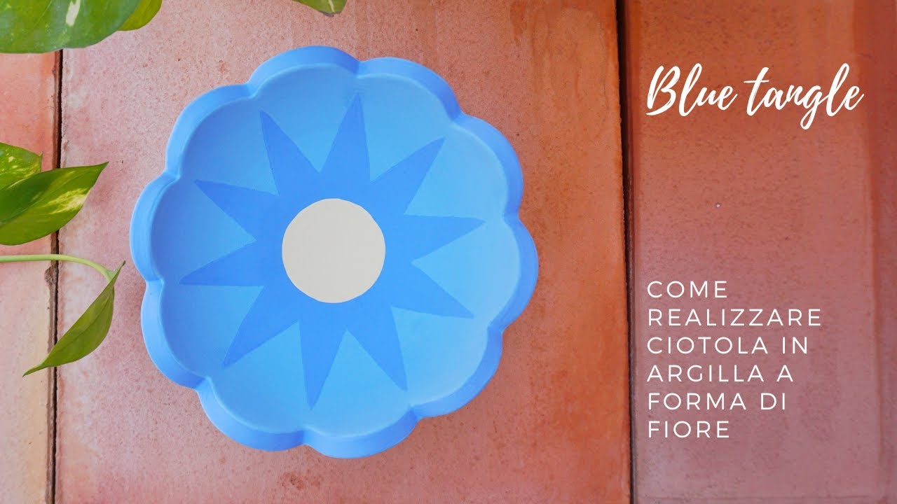 Come realizzare ciotola in argilla a forma di fiore (3) 