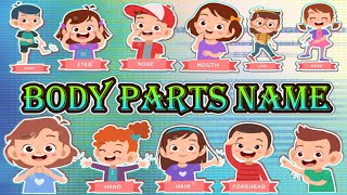 Fun and Educational Kids Video - Learn Body Parts Names with Playful Animation!