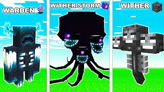 All Weaknesses of Bosses - Wither Storm,Warden,Wither,ender dragon...