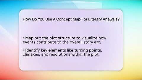 How Do You Use A Concept Map For Literary Analysis? - The Prose Path