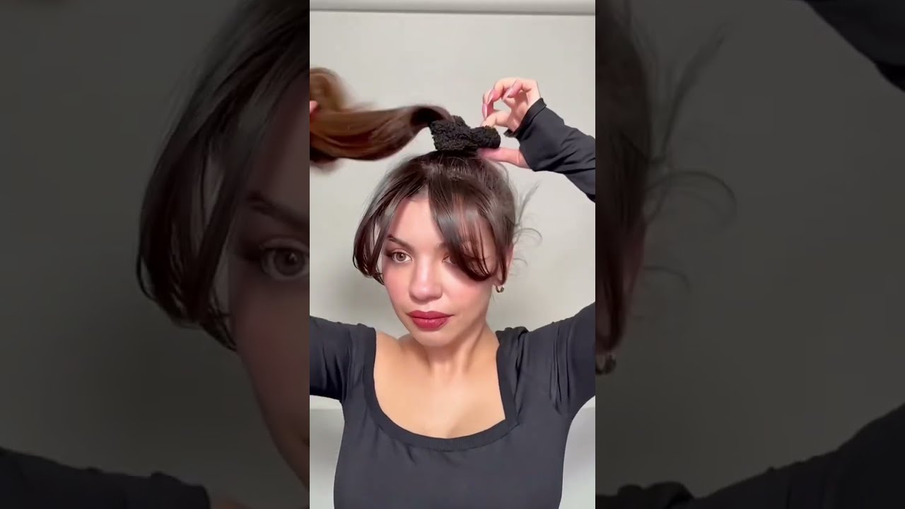 It Looks So Cute From The Side Omg Hair Messybun Hairhack