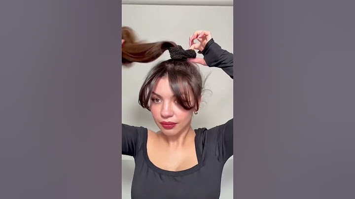 it looks so cute from the side omg #hair #messybun #hairhack