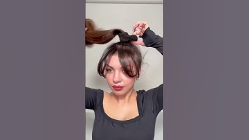 Thumbnail of it looks so cute from the side omg #hair #messybun #hairhack