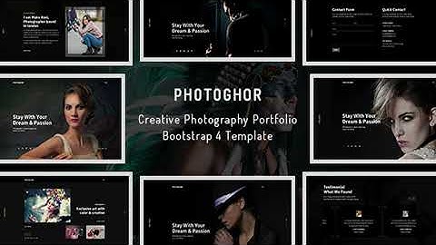Photoghor - Photographer Portfolio HTML Template | Themeforest Website Templates and Themes