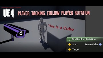 UE4 - Player Tracking, Find Look Rotation Node in Blueprints