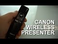 Canon PR100-R unboxing - red laser wireless presenter