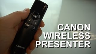 Canon PR100-R unboxing - red laser wireless presenter