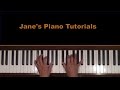 Dolannes Melody Clayderman Piano Tutorial SLOW