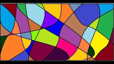 Modern Art Drawing in MS Paint