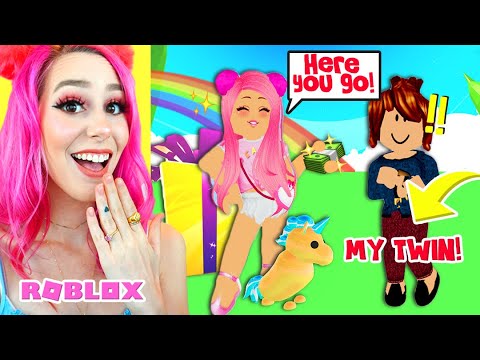 Playing Adopt Me with My *REAL* TWIN SISTER for the FIRST TIME! Roblox Adopt Me