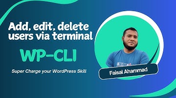 Add, Edit, and Delete WordPress Users Using WP-CLI