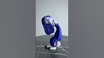 I made a Ennui from Inside Out 2#plasticinerelax #insideout2 #ennui #sadness #anger #disgust