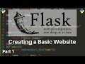 Flask Tutorial #1 - How to Make Websites with Python