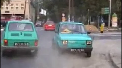 Funny car that can drive sideways