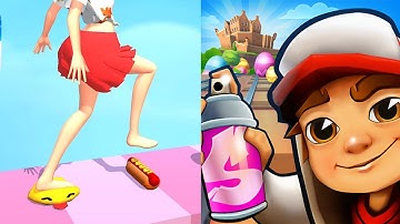 Subway Surfers vs Tippy Toe 3D - Android,ios Gameplay Walkthrough All Levels Game EP6