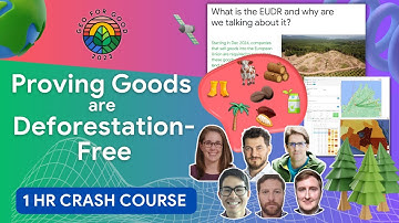 Understanding the EU Deforestation Regulation & the role of geospatial data | Geo for Good 2023