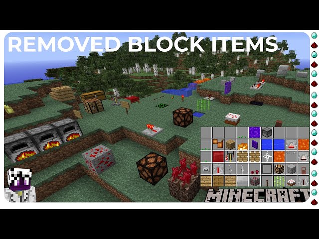 Minecraft: Every Block That Has Been Removed From The Game