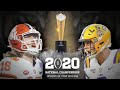 LSU vs Clemson Football 2020 National Championship Game ...