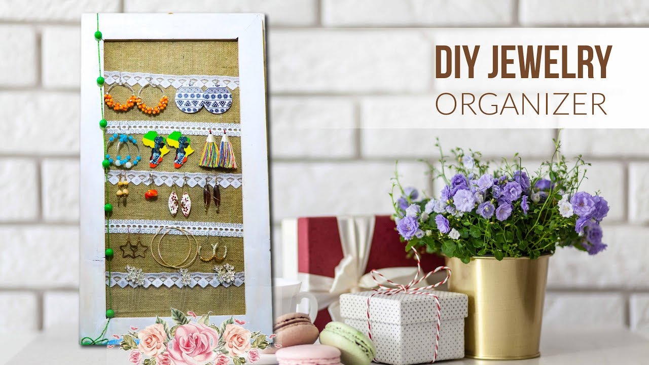 DIY Jewelry organizer YouTube