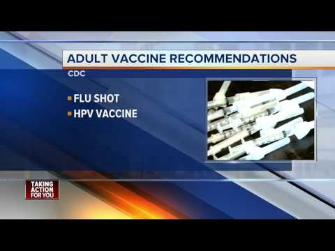 Video: Vaccinations recommended for adults