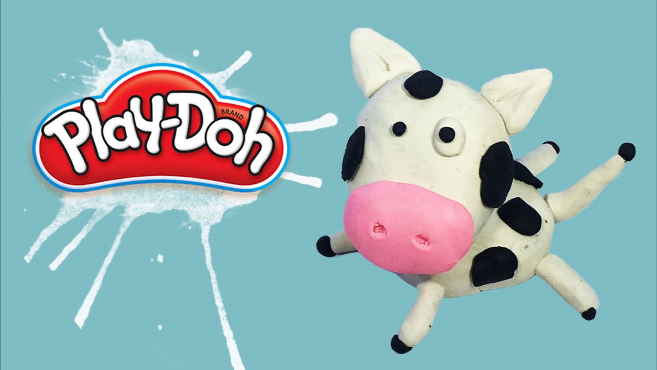 play doh cow