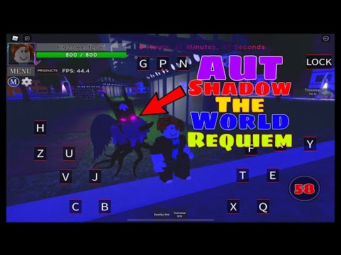 Aut Crafting And Testing Out Shadow The World Requiem In Roblox A Universal Time Youtube - banana sim testing server roblox