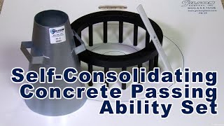 Gilson Self-Consolidating Concrete (SCC) Passing Ability Set with J-Ring (HM-55)