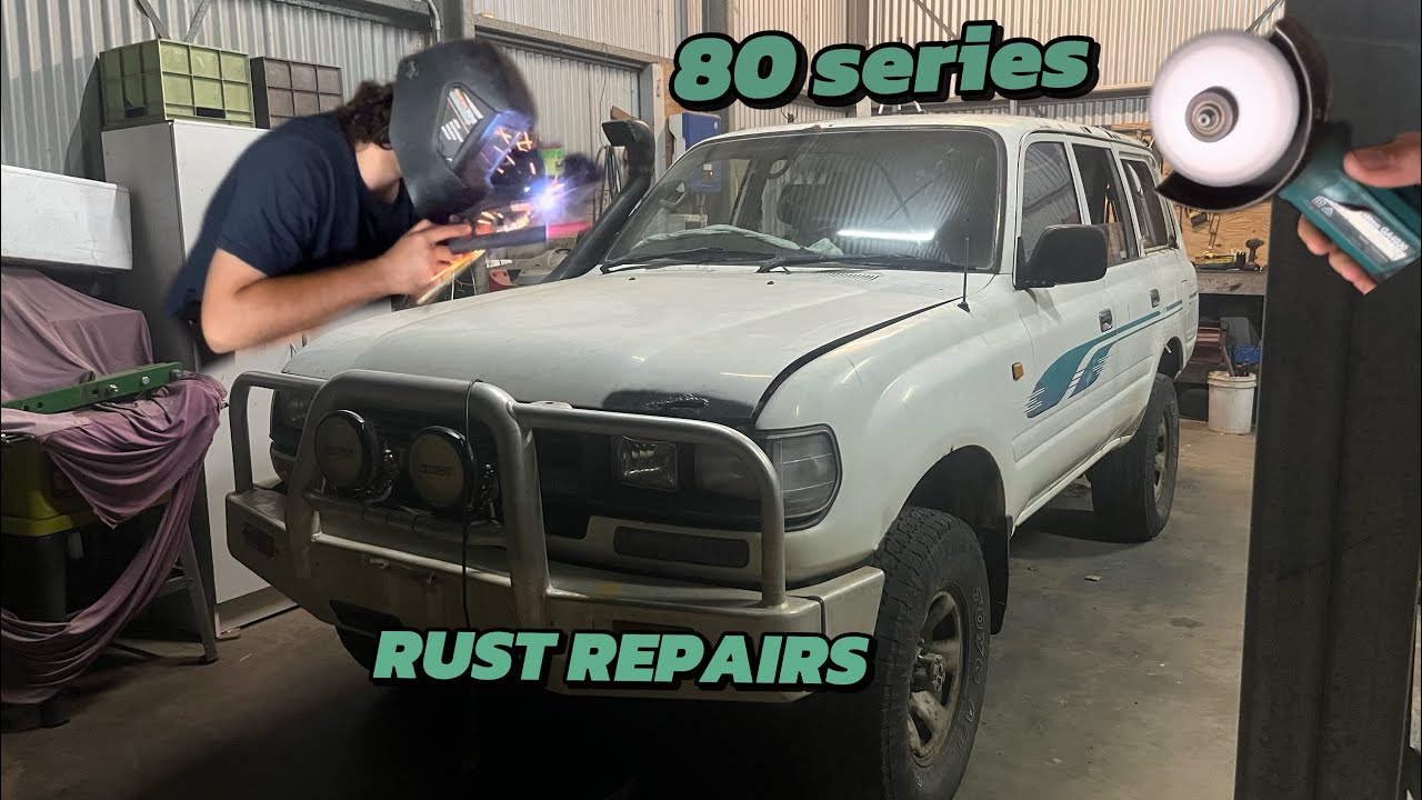 START OF THE 80 SERIES DIY BODYWORK/ RUST REPAIRS P1 - YouTube