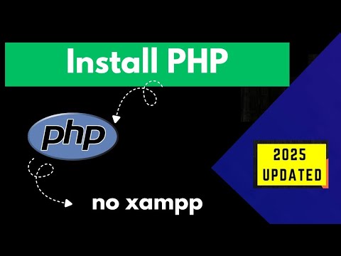 как установить php и запустить php-проект без xampp