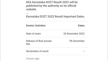 Latest update on DCET 2022 results || check here