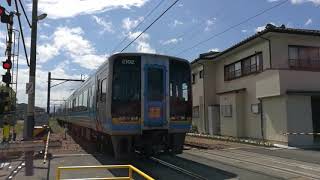 2000系「南風」金蔵寺駅発車（2020.9.6）