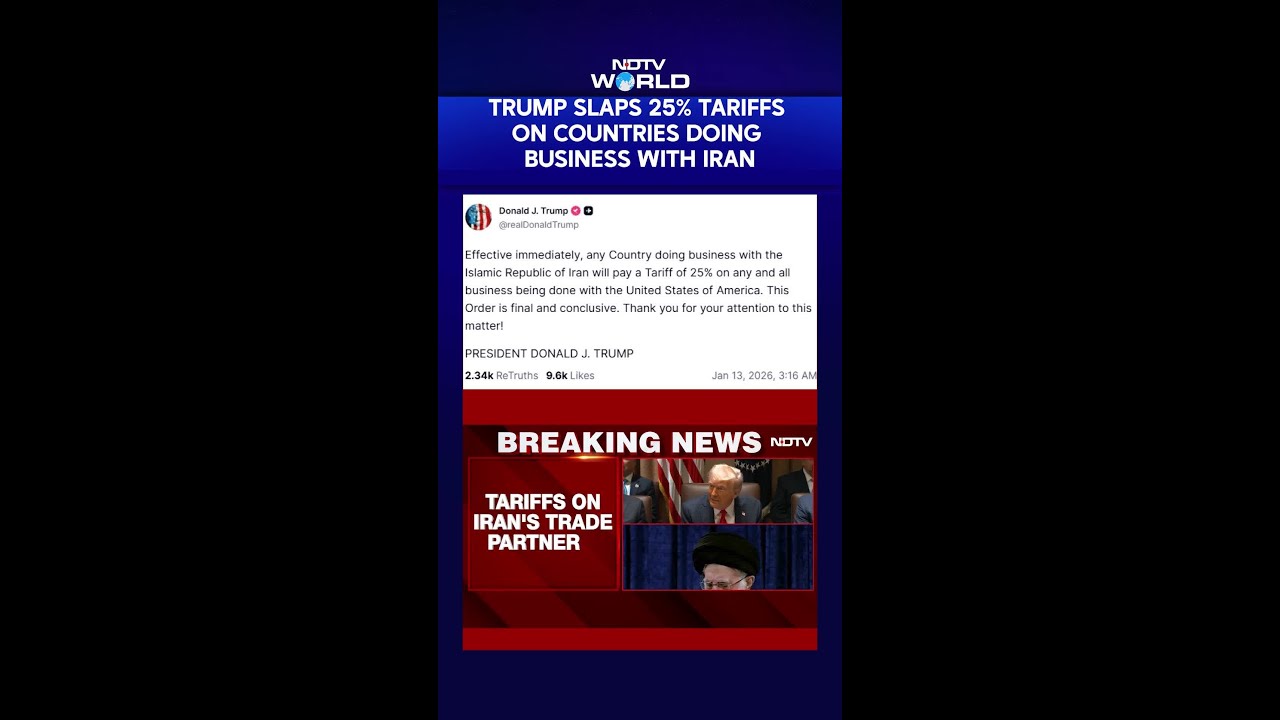 "Final Order": Trump Slaps 25% Tariffs On Countries Doing Business With ...