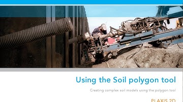 PLAXIS 2D - Creating a complex soil stratification