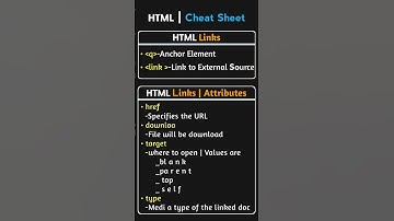 HTML Cheat sheet ⚡ #html #css #youtubeshorts  #shorts