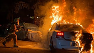 LAFD Engine 85: Car Fire